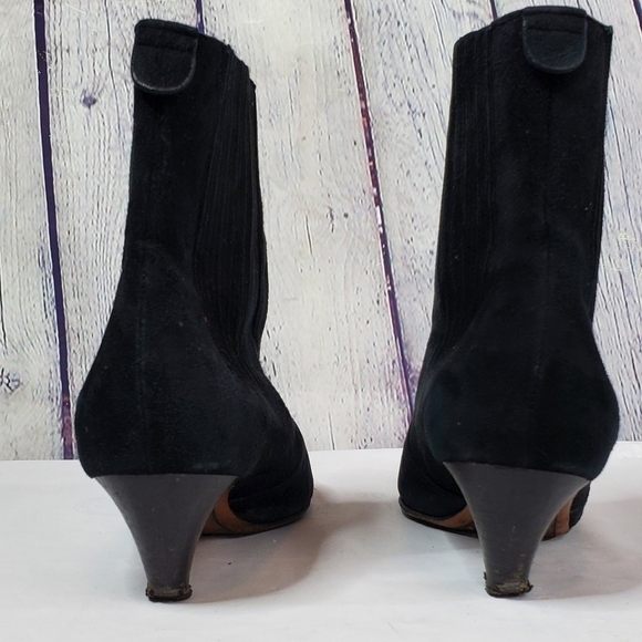 LABUCO Black Suede Ankle Boots in Size 38 - Picture 13 of 16